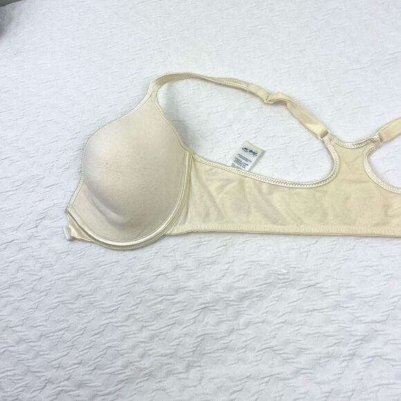 BUY 1 GET 1 FREE vanity fair 34c cotton front close bra lightly lined cake batte - Picture 8 of 9